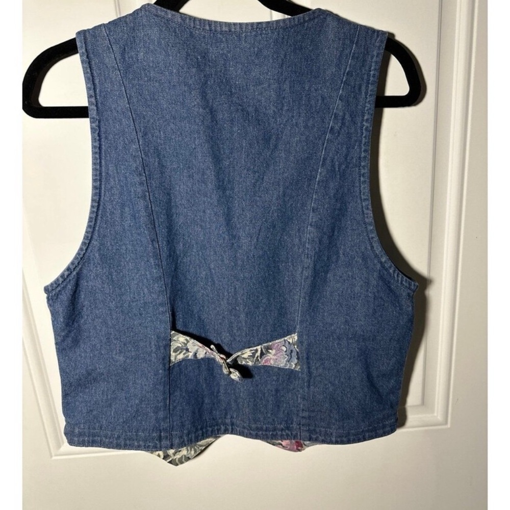 Vintage Floral Orvis Vest Large - Picture 3 of 5